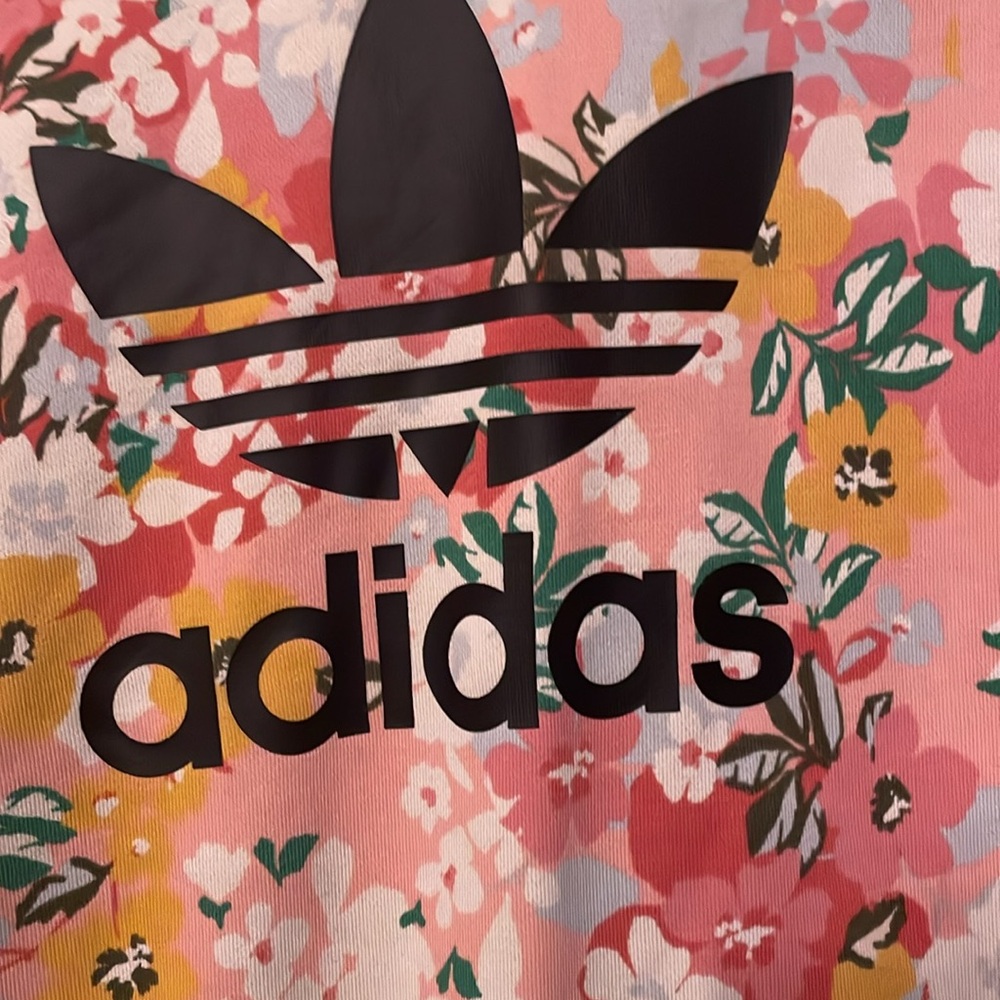 Girls large Adidas floral hoodie. Fits women’s small-medium as well. Great Cond - Picture 3 of 5
